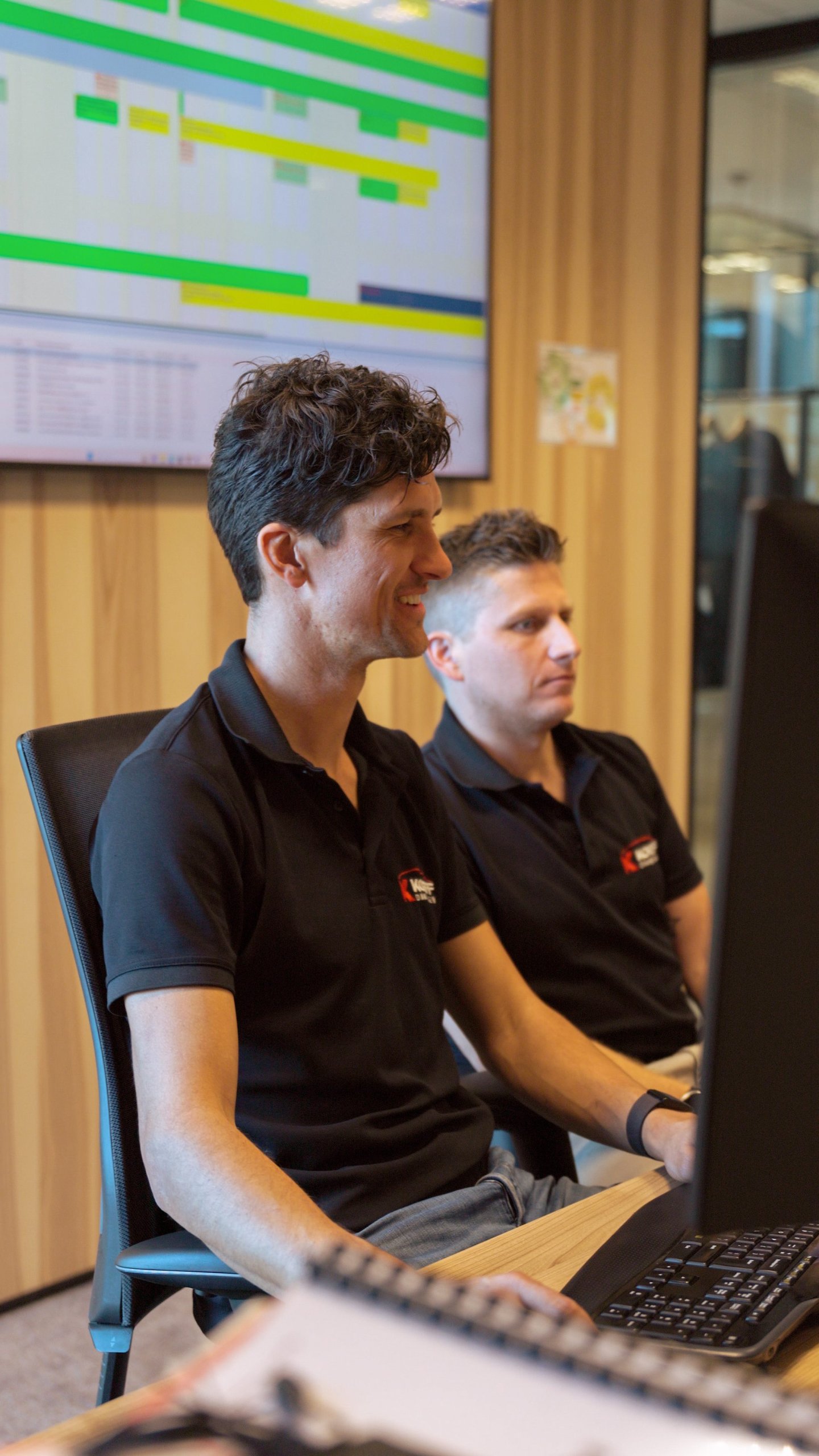 Collega van Korff Dakwerken aan het werk